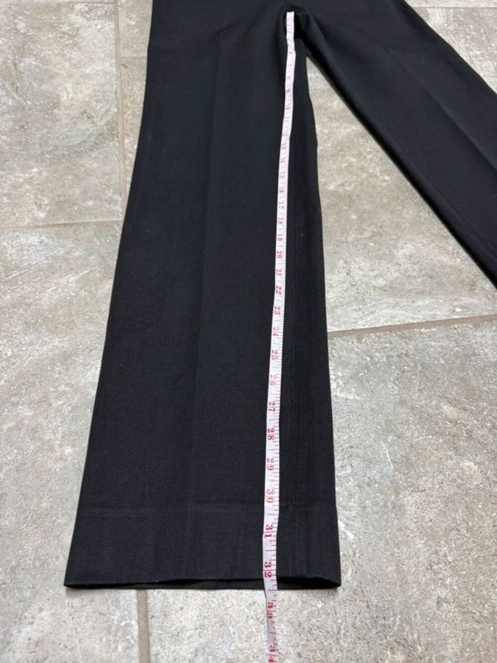 Banana Republic Sloan Pants 6L long Black Mid Rise Straight Leg Trousers - Picture 6 of 8